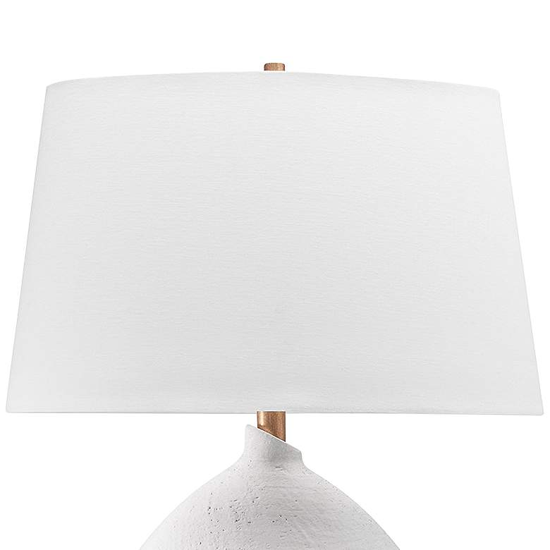 Image 2 Hudson Valley Denali White Ceramic Table Lamp more views