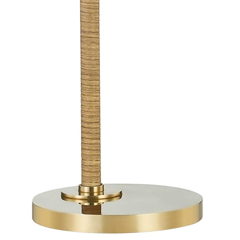 Image 4 Hudson Valley Devon 24" Aged Brass Dome Adjustable Desk Lamp more views