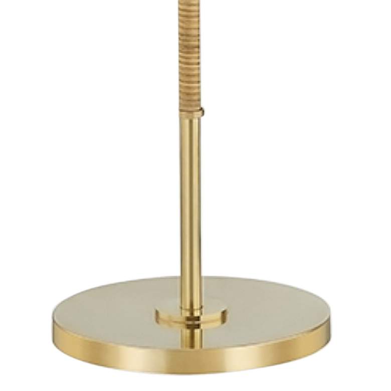 Image 4 Hudson Valley Devon Adjustable Height Aged Brass Pharmacy Floor Lamp more views