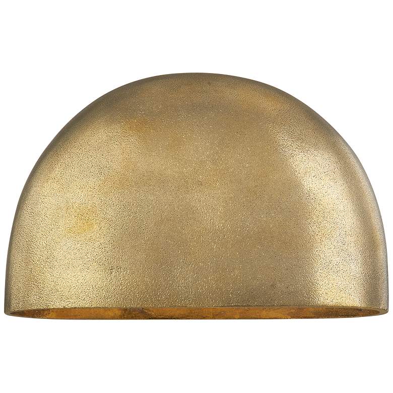 Image 2 Hudson Valley Diggs 5 1/4" High Aged Brass LED Wall Sconce more views