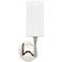 Hudson Valley Dillon 13 1/2"H Polished Nickel Wall Sconce