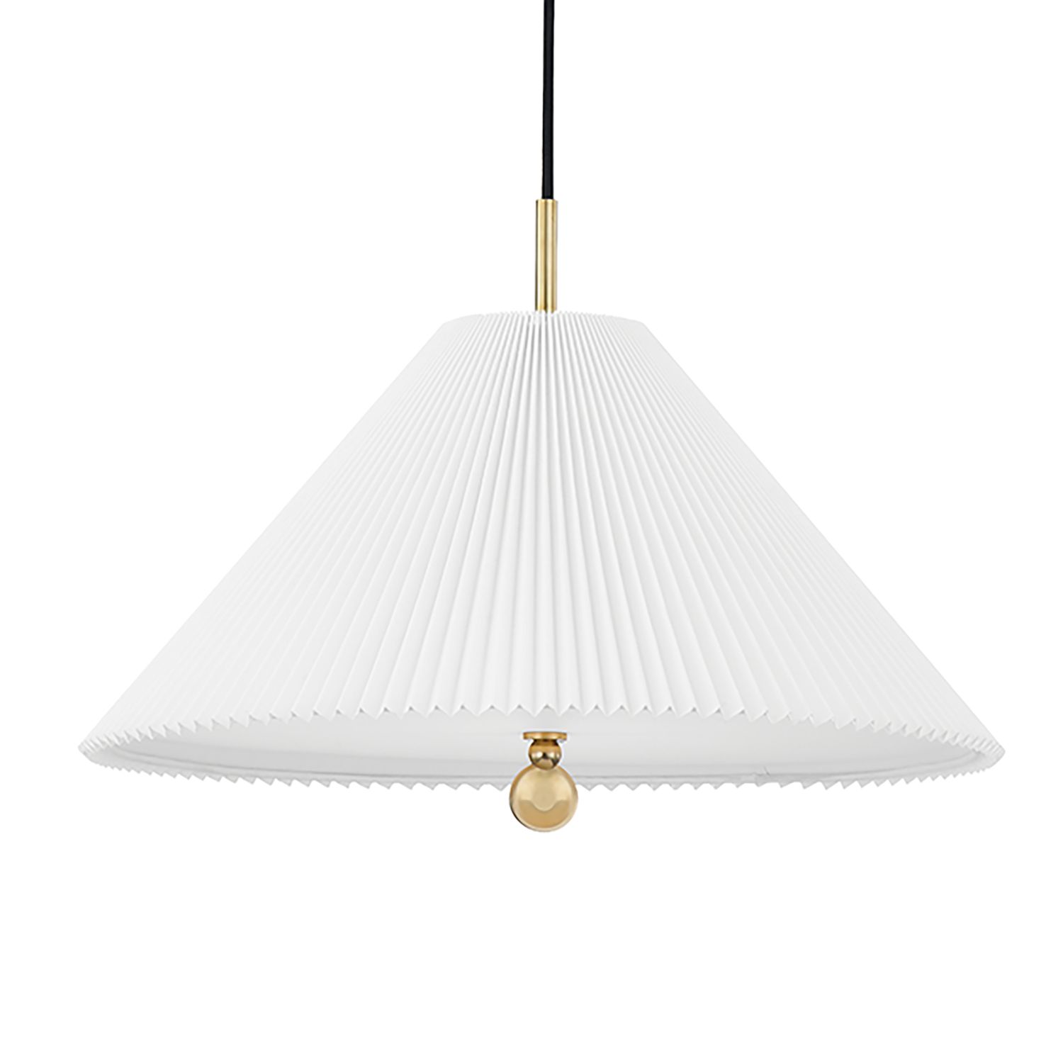 Image 2 Hudson Valley Dorset 20 1/4" Wide Aged Brass Pendant Light more views