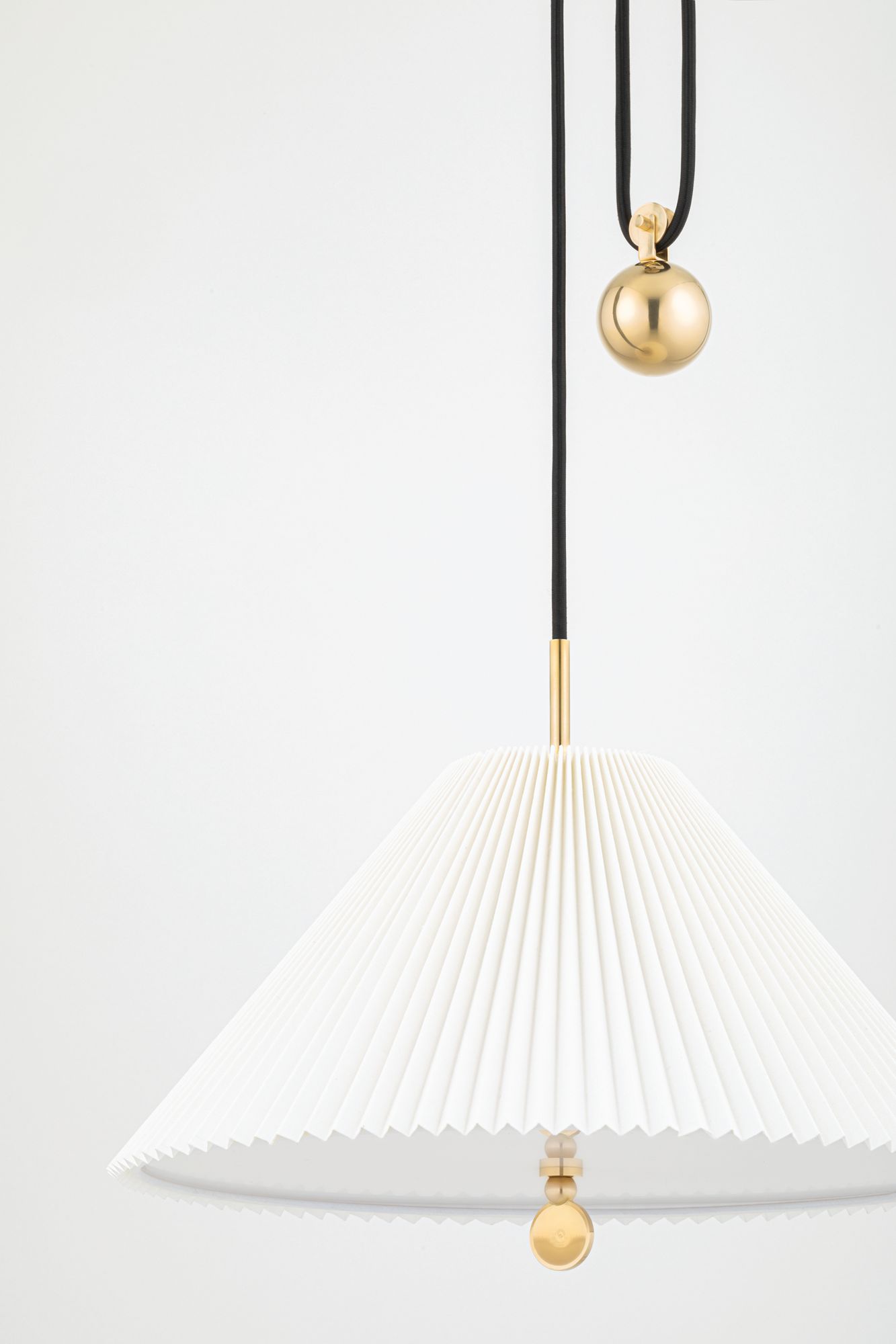 Image 4 Hudson Valley Dorset 20 1/4" Wide Aged Brass Pendant Light more views