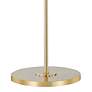 Hudson Valley Dorset 56" High Brass Arc Arm Floor Lamp