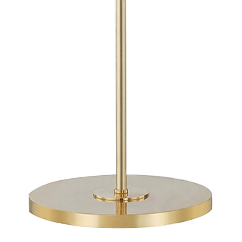 Image 4 Hudson Valley Dorset 56" High Brass Arc Arm Floor Lamp more views