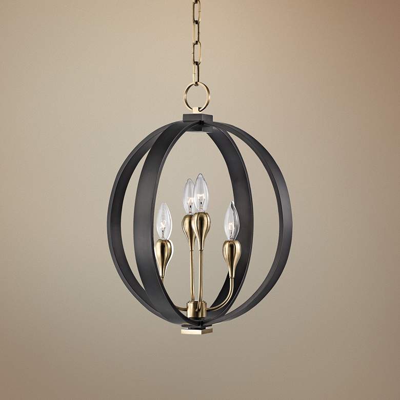 Image 1 Hudson Valley Dresden 16" Wide Aged Old Bronze Chandelier