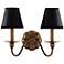 Hudson Valley Dunmore Distressed Bronze 2-Light Wall Sconce