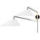 Hudson Valley Duo 15" Mid-Century Modern 2-Light Plug-In Wall Sconce