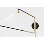 6_Hudson Valley Duo 15" Mid-Century Modern 2-Light Plug-In Wall Sconce more views