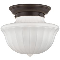 Hudson Valley Dutchess 12" Wide Old Bronze Ceiling Light