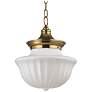 Hudson Valley Dutchess 15" Wide Aged Brass 2 Light Large Pendant
