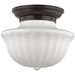 Hudson Valley Dutchess 15" Wide Old Bronze Ceiling Light