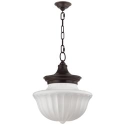 Hudson Valley Dutchess 15" Wide Old Bronze Pendant Light