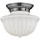 Hudson Valley Dutchess 9" Wide Satin Nickel Ceiling Light