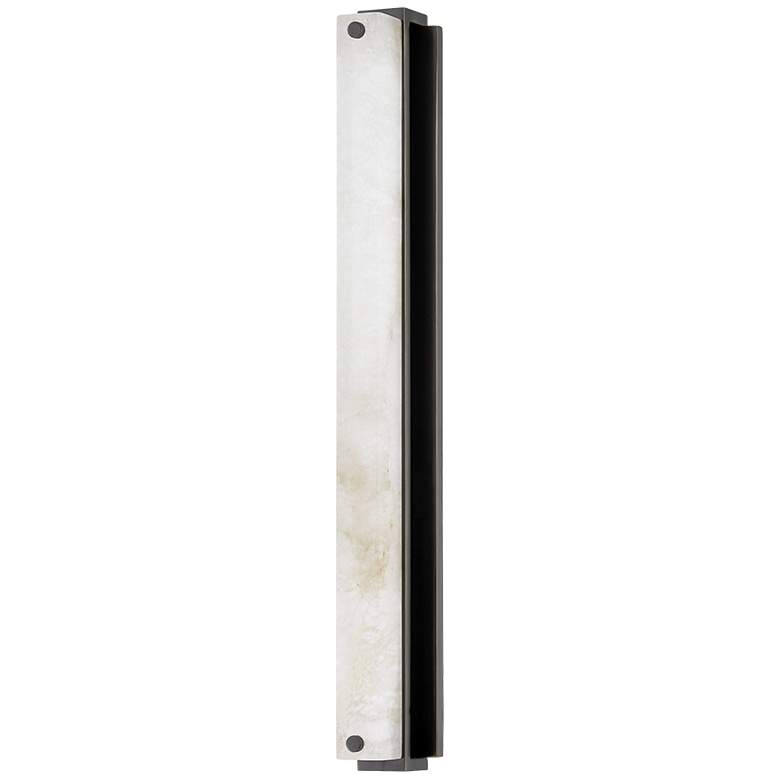 Image 1 Hudson Valley Edgemere 2.5" 1 Lt. Distressed Bronze Wall Sconce