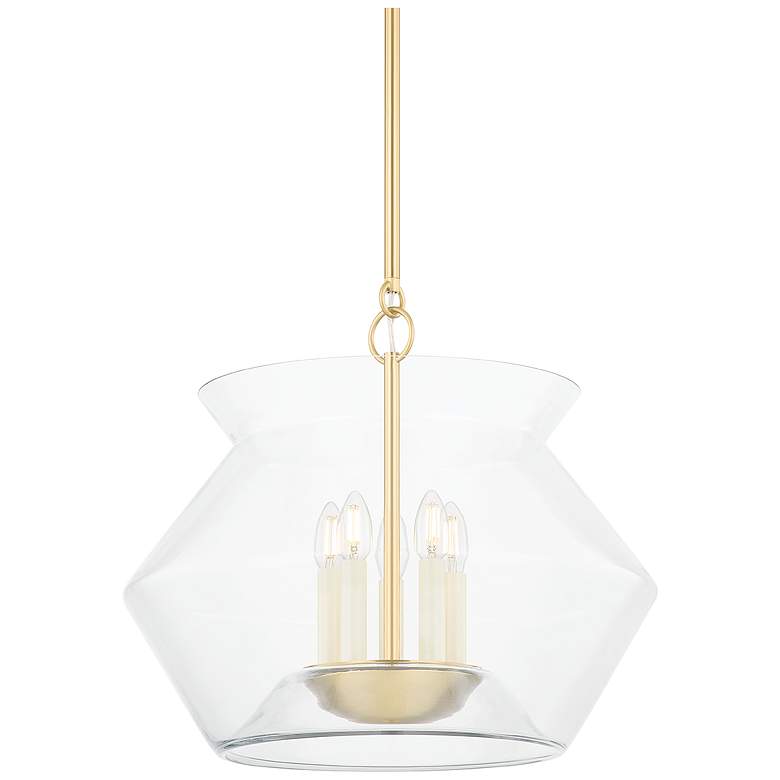 Image 1 Hudson Valley Edmonton 20.75 In. Steel 5 Light Lantern