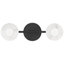 Hudson Valley Elmont 15 1/2"W Old Bronze 2-Light Bath Light