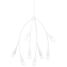 Image1 of Hudson Valley Elsa 24 1/4" Wide 8-Light White Downlight Chandelier