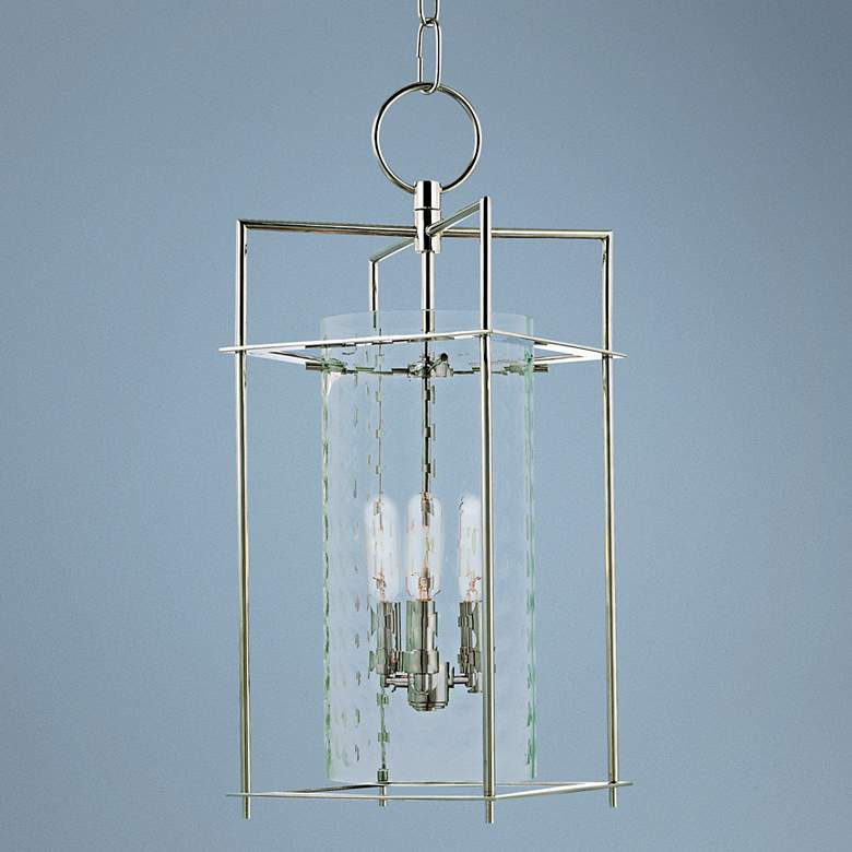 Image 1 Hudson Valley Esopus 8 1/2" Wide Nickel Pendant Light