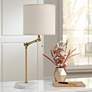 Hudson Valley Essex Aged Brass Swing Arm Table Lamp