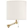 Hudson Valley Essex Aged Brass Swing Arm Table Lamp