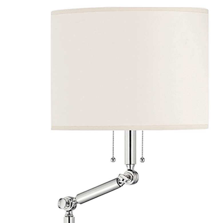 Image 3 Hudson Valley Essex Polished Nickel Swing Arm Floor Lamp more views