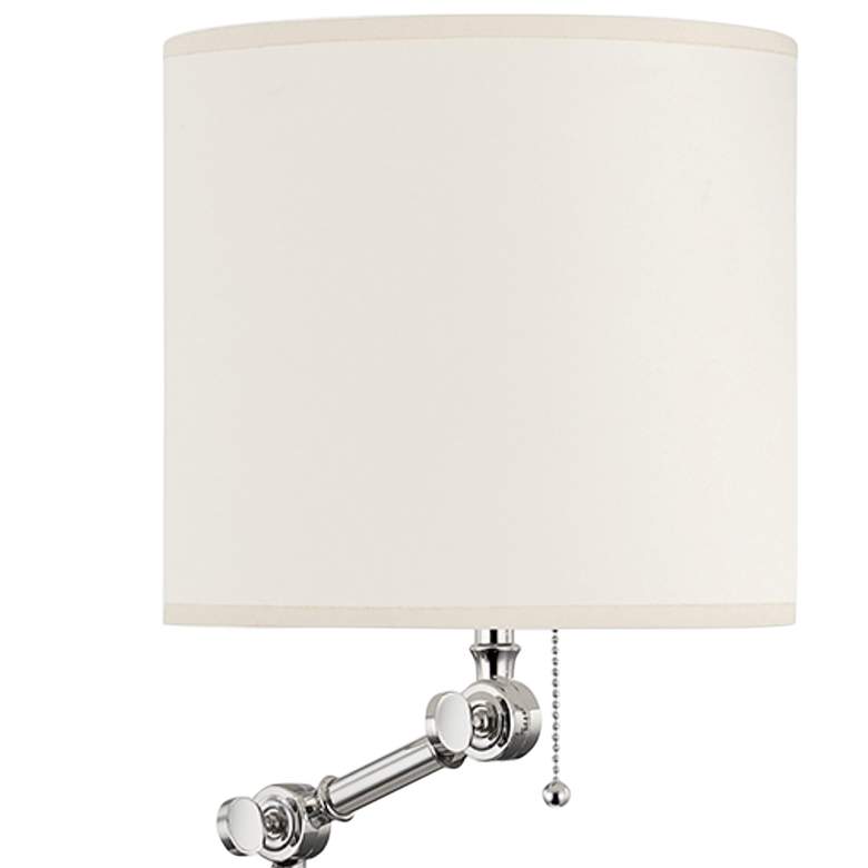 Image 2 Hudson Valley Essex Polished Nickel Swing Arm Table Lamp more views