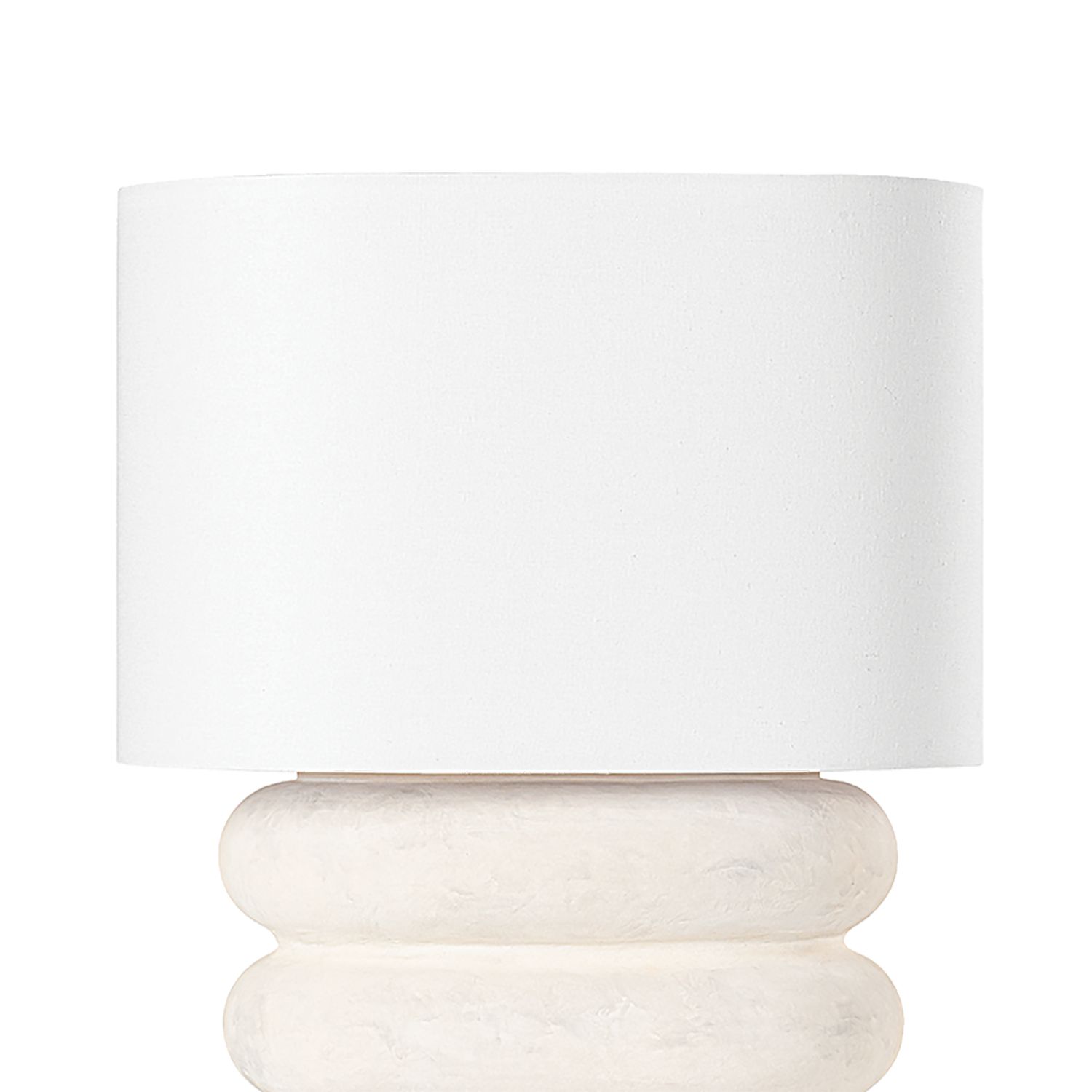 Image 3 Hudson Valley Ewing 25" Modern White Ceramic Table Lamp more views