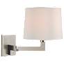 Hudson Valley Fairport 9" Wide Polished Nickel 1 Light Wall Sconce