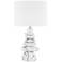 Hudson Valley Fenton Marbled Gray Ceramic Table Lamp