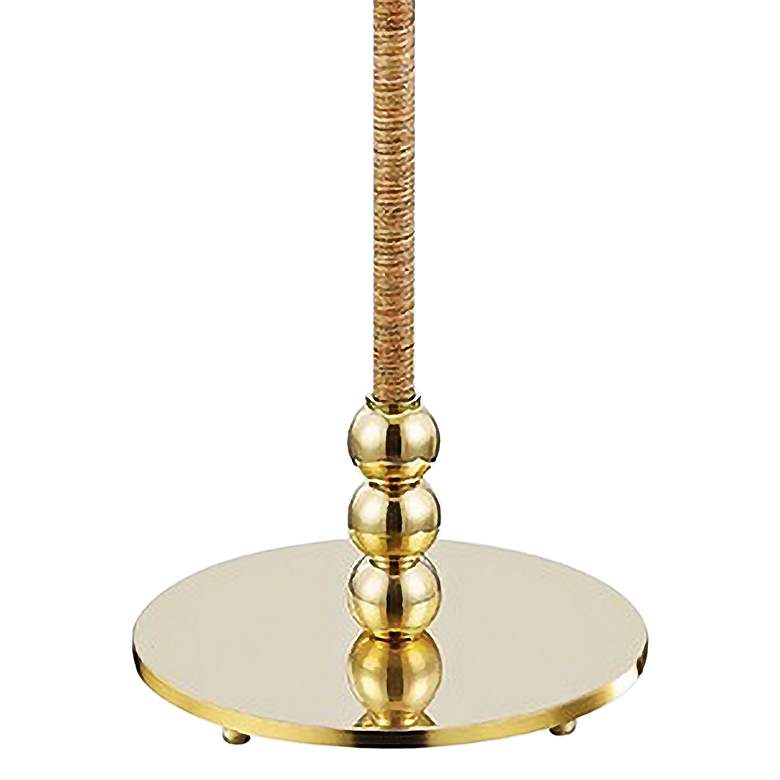 Image 3 Hudson Valley Flare 62 1/4" High Contemporary Aged Brass Floor Lamp more views