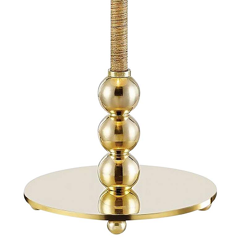 Image 3 Hudson Valley Flare Aged Brass Stem Table Lamp more views