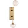 Hudson Valley Fleming 22 1/2"H Aged Brass 2-LED Wall Sconce