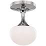 2_Hudson Valley Fleming 5"H Polished Nickel LED Wall Sconce more views