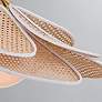 5_Hudson Valley Florina 28" Wide Aged Brass Petals Pendant Light more views
