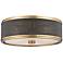 Hudson Valley Fraser 14" Wide Aged Brass Ceiling Light