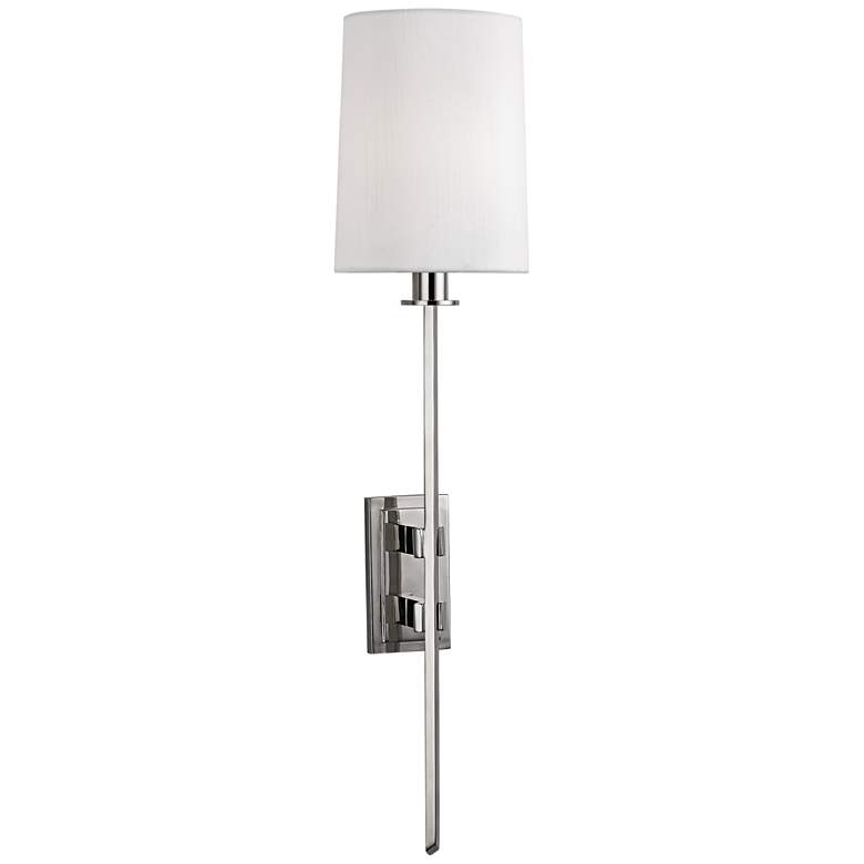 Image 1 Hudson Valley Fredonia 22 3/4 inch Polished Nickel Wall Sconce