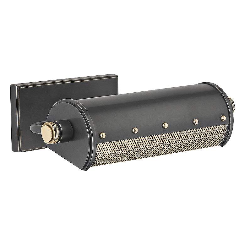 Image 1 Hudson Valley Gaines 11" Wide Olden Bronze Picture Light