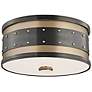 Hudson Valley Gaines 12" Wide Old Bronze Ceiling Light