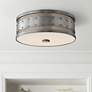 Hudson Valley Gaines 16"W Historic Nickel Ceiling Light