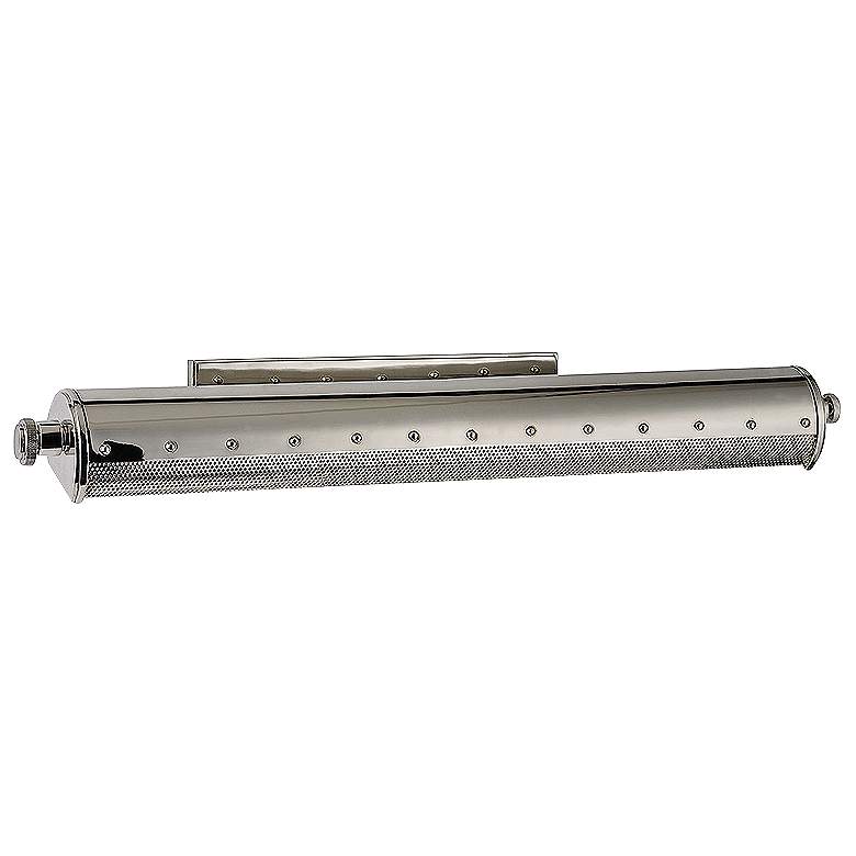 Image 1 Hudson Valley Gaines 25 1/2"W New Nickel Picture Light