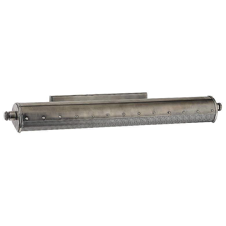 Image 1 Hudson Valley Gaines 25 1/2"W Olde Nickel Picture Light