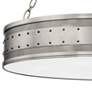 Hudson Valley Gaines 30" Wide Historic Nickel Pendant Light