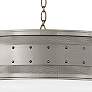 Hudson Valley Gaines 30" Wide Historic Nickel Pendant Light