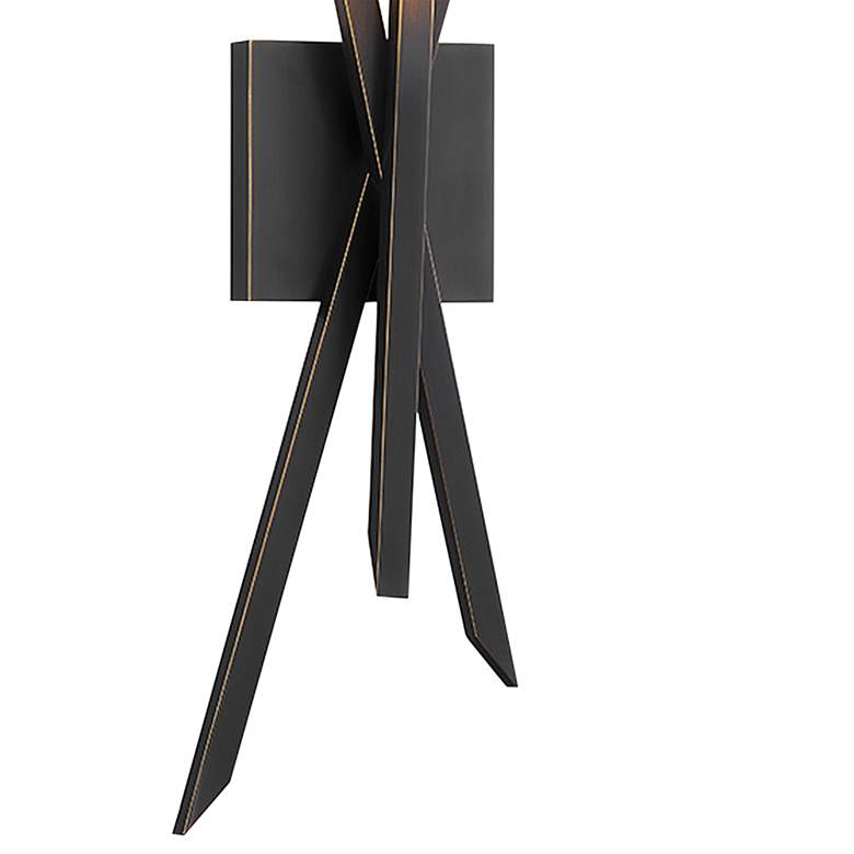 Image 3 Hudson Valley Gansevoort 28" High Gradient Modern Brass Wall Sconce more views