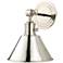 Hudson Valley Garden City 11"H Polished Nickel Wall Sconce