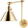 Hudson Valley Garden City 8" Wide Aged Brass 1 Light Wall Sconce