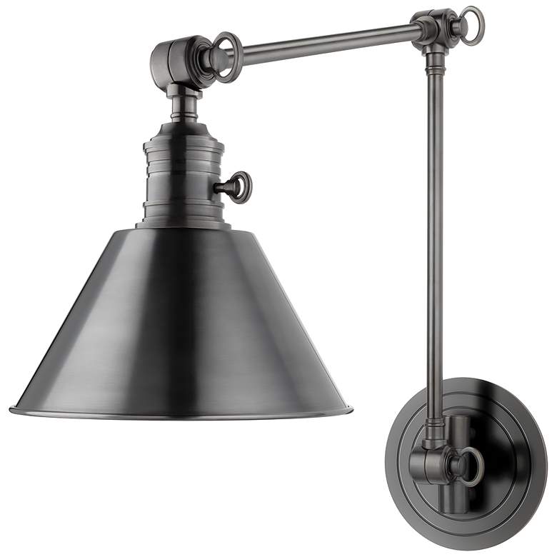 Image 1 Hudson Valley Garden City 8In Brass 1 Light Wall Sconce
