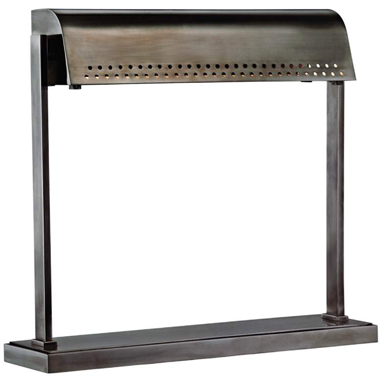 Image 1 Hudson Valley Garfield Historic Nickel LED Accent Table Lamp