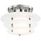 Hudson Valley Gatsby 11 3/4" Wide Nickel LED Ceiling Light